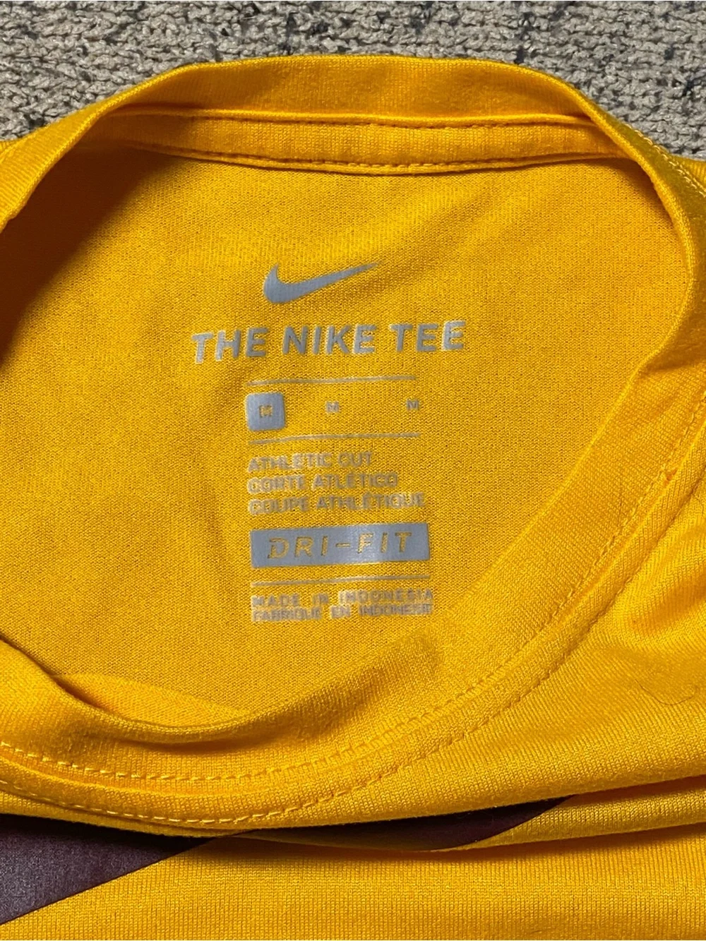 Nike Gold/Maroon Minnesota Short Sleeve Tee